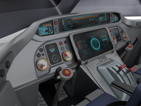 Cartoon Aircraft plane 3D 模型