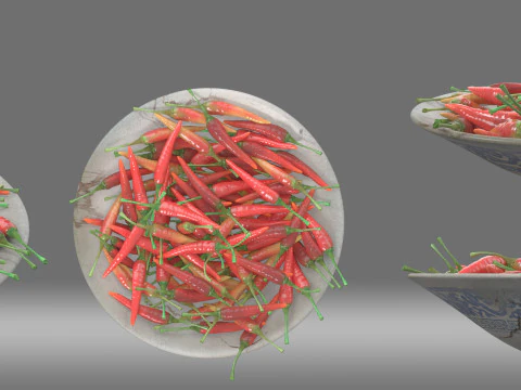 A Bowl of Chili 3D Model