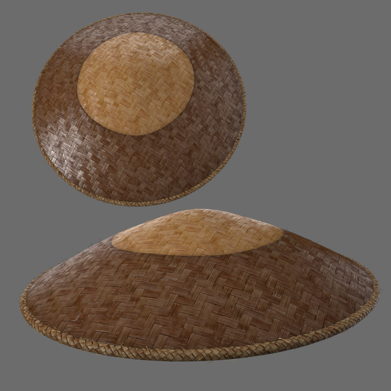 Cartoon hat 3D 模型 .c4d .max .obj .3ds .fbx .stl .blend 