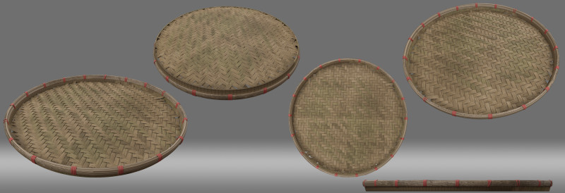 Bamboo Sifter 3D 模型 .c4d .max .obj .3ds .fbx .stl .blend 