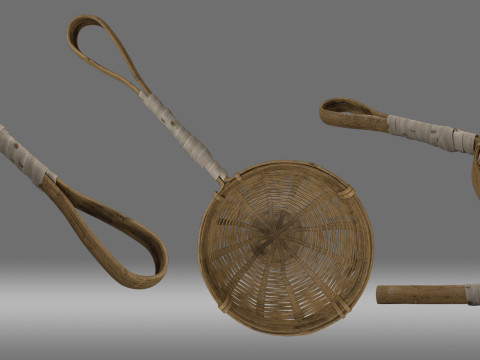 Bamboo spoon 3D Модель