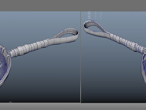 Bamboo spoon 3Dモデル