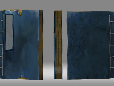 किताब 3D मॉडल