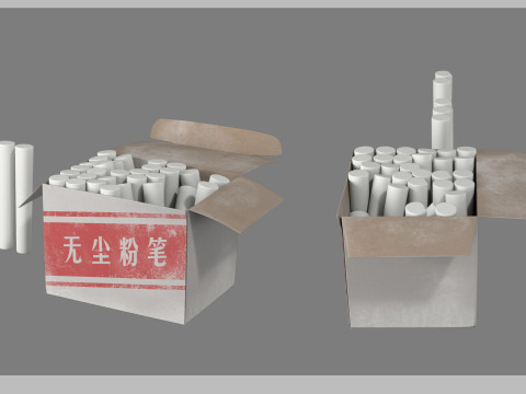 Chalk 3D Model