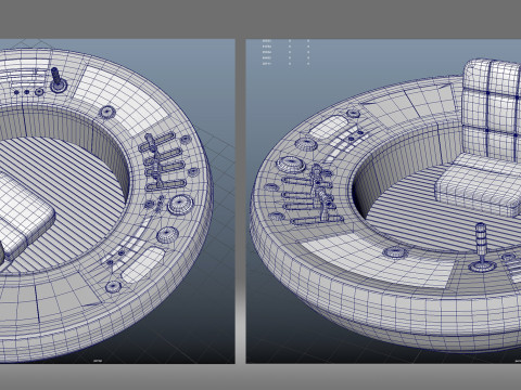 Console desk 3D Model