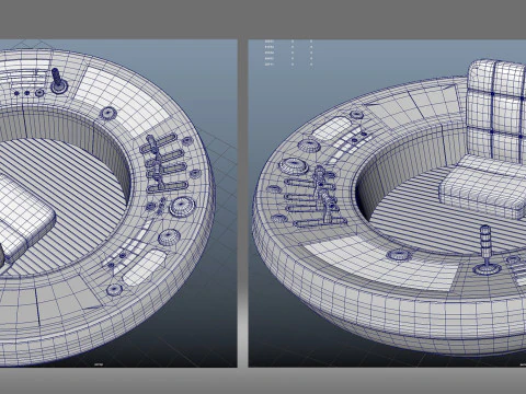 Console desk 3D Model