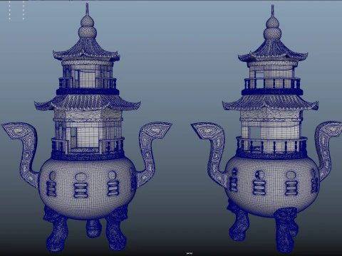 Crucible 3D Model