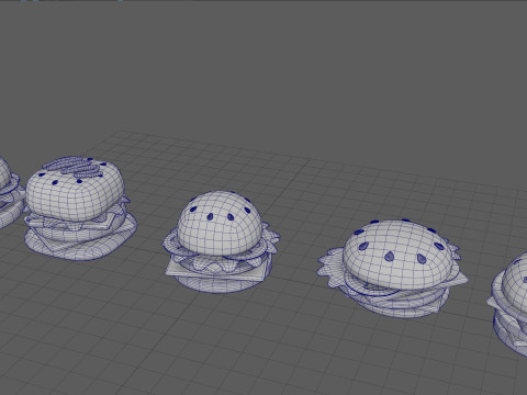 Hamburger 3D Модель