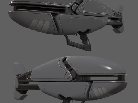 Laser weapon Model 3D