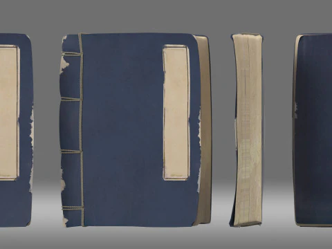 книга 3D Модель