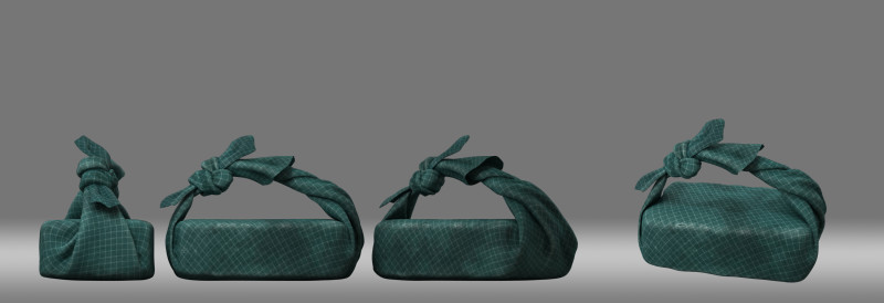 Parcel Bag Modello 3D .c4d .max .obj .3ds .fbx .stl .blend 