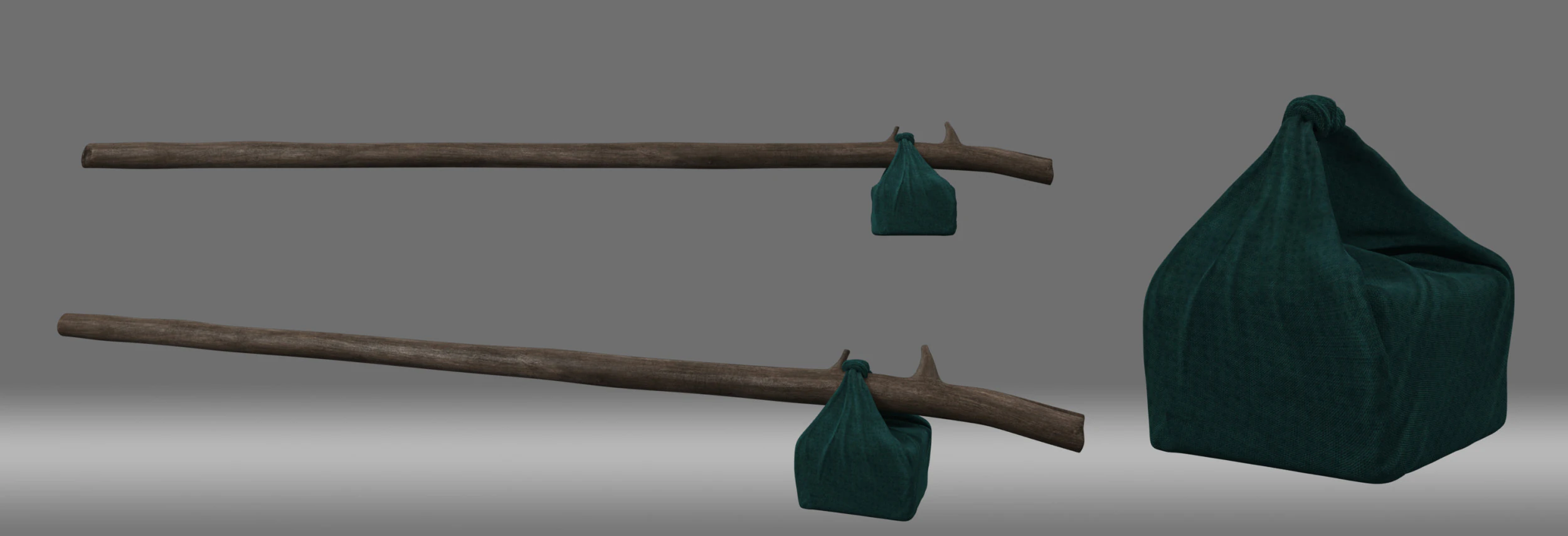 Parcel 3D Model .c4d .max .obj .3ds .fbx .stl .blend 