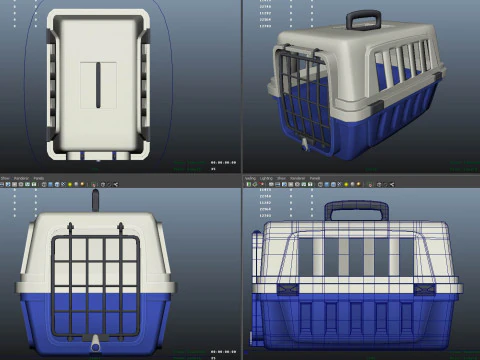 Cat Basket 3D Model