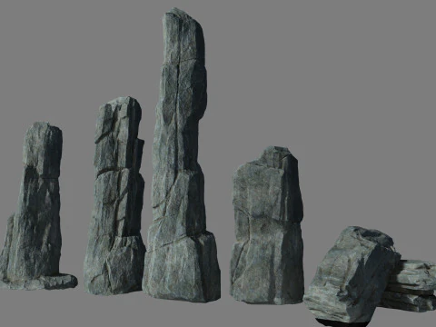 Scogliera rocciosa Modello 3D