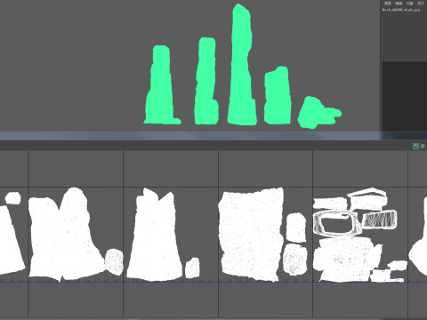 Rock cliff 3D Model