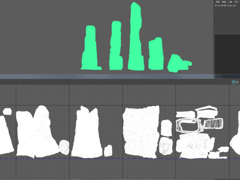 Felsklippe 3D Modell
