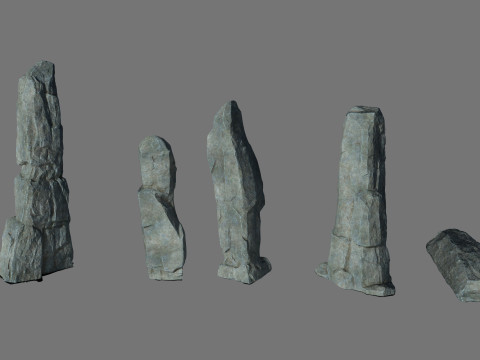 Rock cliff 3D 모델