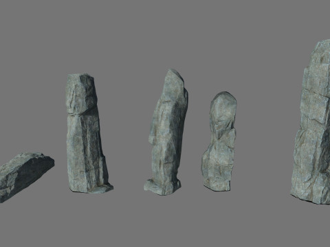 Rock cliff 3D Model