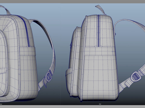 School Bag 3D 模型