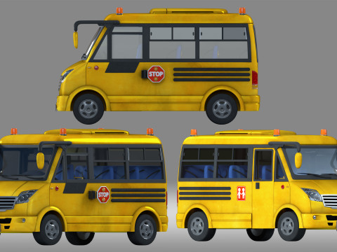 School bus 3D Model