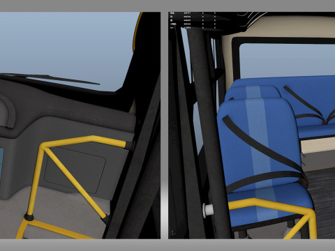 School bus 3D 模型