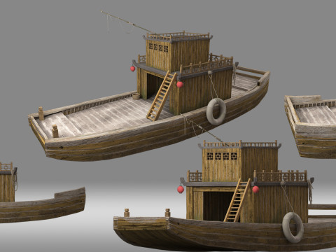Ship boat 3D 模型