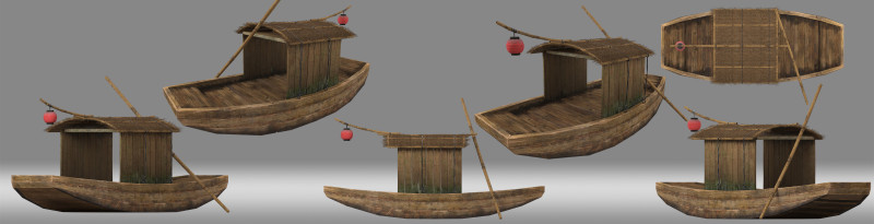 Boat ship 3D 模型 .c4d .max .obj .3ds .fbx .stl .blend 