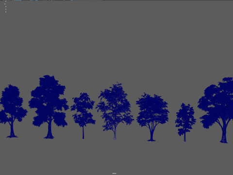 Cartoon tree plant 3D Model