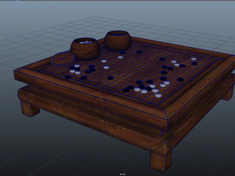 The game table go 3D Model