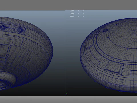Cartoon aircraft 3D Model
