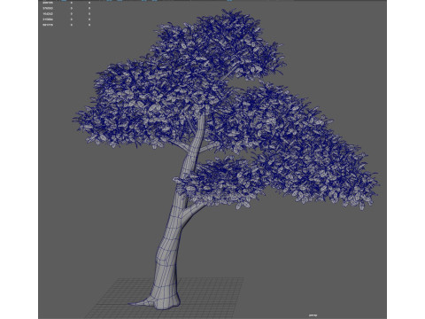 Tree shrub plant 3D Model