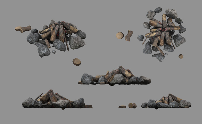 Fire Modello 3D .c4d .max .obj .3ds .fbx .stl .blend 
