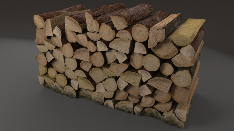 Wood Model 3D .c4d .max .obj .3ds .fbx .stl .blend 