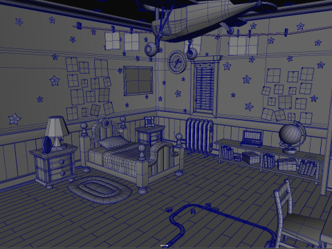 Childroom 3D Model