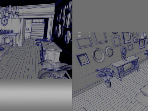 Living room 3D Model