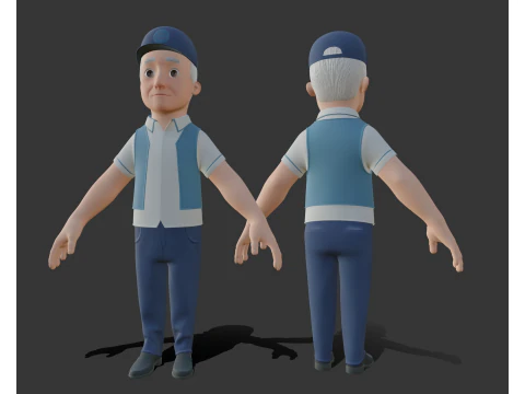 Orang-orang kartun Model 3D