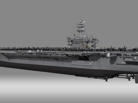 Aircraft carrier 3D मॉडल