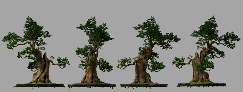 Big tree Modello 3D .c4d .max .obj .3ds .fbx .stl .blend 