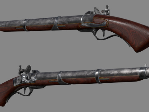 Firelock spear Model 3D