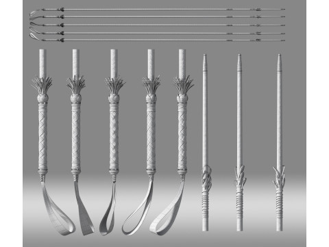 Whip Modello 3D