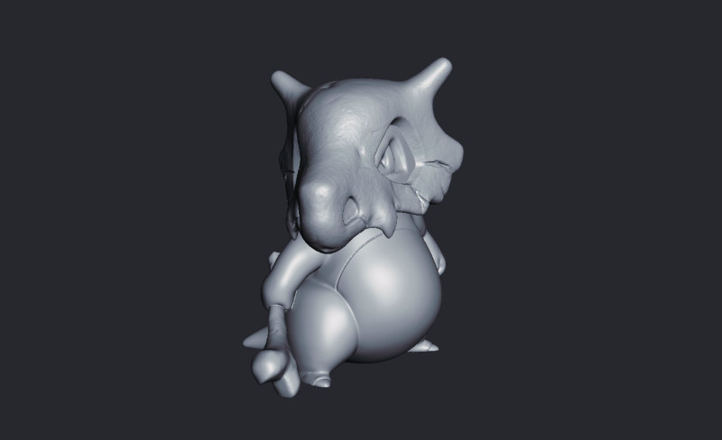 Cubone Modèles 3D en vedette .c4d .max .obj .3ds .fbx .stl .blend