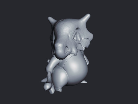 Cubone 3D Print Model