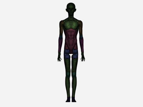 Articulated ball jointed BJD Doll Apollo in 1-4 Scale 42cm 3D 프린트 모델