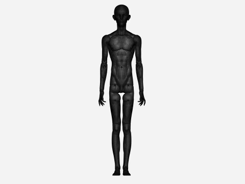 Articulated ball jointed BJD Doll Apollo in 1-4 Scale 42cm 3D Print Model