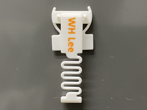 Magnetic Holder for Milk Carton and Bottle Name Tags 3D Принт Модель