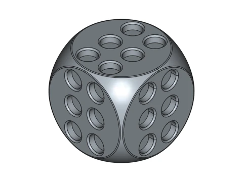 Все кубики удачи с 6 очками 3D Принт Модель