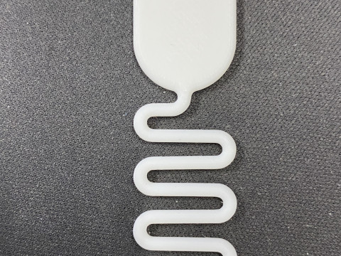 Hangable Milk Carton Name Tag-Snake Version 3D Print Model