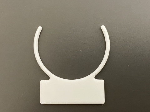 Reusable Bottle Neck Name Tag-Diameter 34 mm Version 3D 打印模型