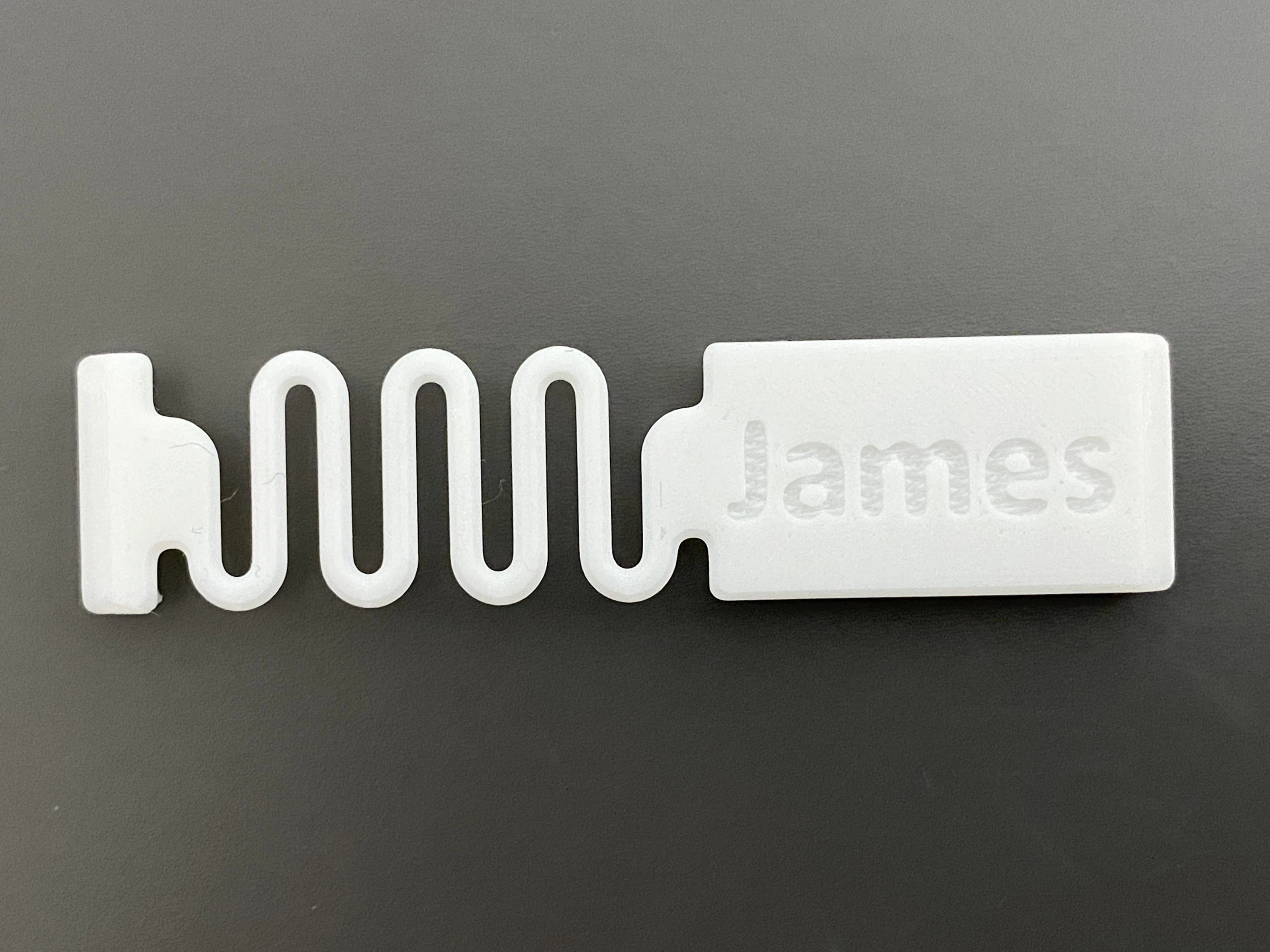 Customizable Hangable Milk Carton Name Tag 3D Print Model .c4d .max .obj .3ds .fbx .stl .blend 