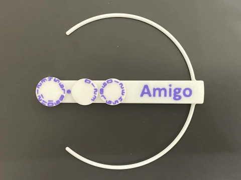 Drink Cup Name Tag with Rotatable Date Dials 3D Print Model